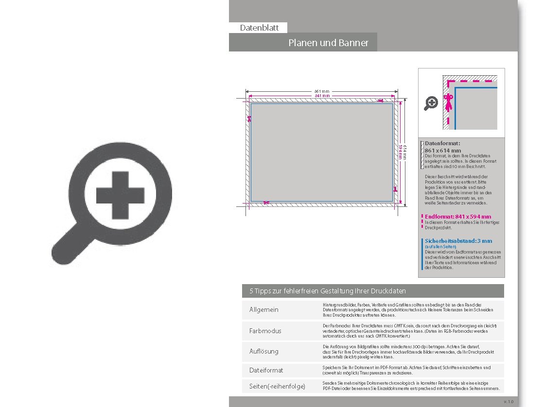 Product Bild hochwertige_stoff-banner_din_a1_quer_(84_1_x_59_4_cm)__4_0-farbig_bedruckt__inkl__karabiner